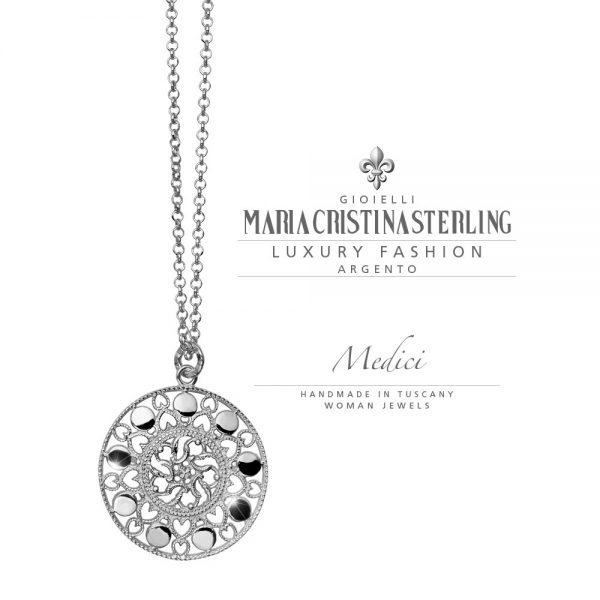 collana donna-argento-80 cm-medici-maria cristina sterling